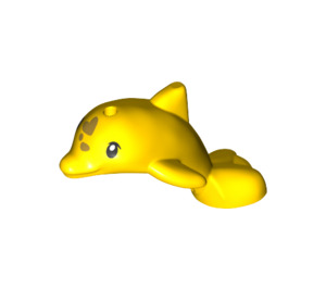 LEGO Yellow Dolphin with Gold Patches (67739 / 69528)
