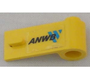 LEGO Yellow Door 1 x 3 x 1 Right with 'ANWB' and Blue Logo Sticker (3821)