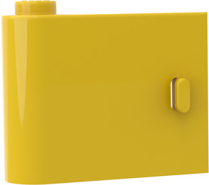 LEGO Amarillo Puerta 1 x 3 x 2 Izquierda con bisagra sólida (3189)