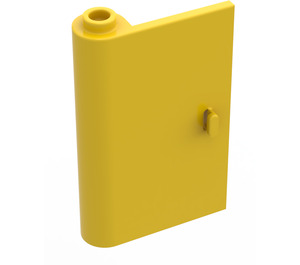 LEGO Amarillo Puerta 1 x 3 x 4 Izquierda con bisagra hueca (58381)