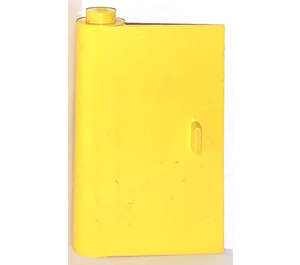 LEGO Yellow Door 1 x 3 x 4 Left with Solid Hinge (445)
