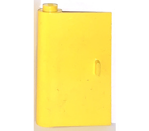 LEGO Yellow Door 1 x 3 x 4 Left with Solid Hinge (445 / 3193)