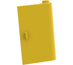 LEGO Jaune Porte 1 x 3 x 4 Droite avec charnière creuse (58380)