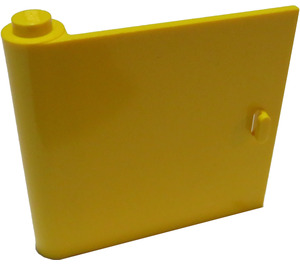 LEGO Amarillo Puerta 1 x 5 x 4 Izquierda con mango grueso (3195)