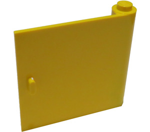 LEGO Amarillo Puerta 1 x 5 x 4 Derecha con mango grueso (3194)