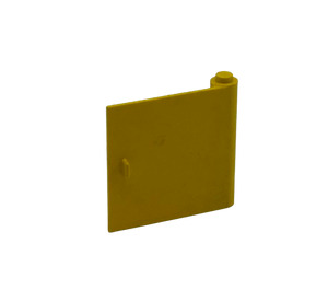 LEGO Giallo Porta 1 x 5 x 4 Destra con maniglia sottile