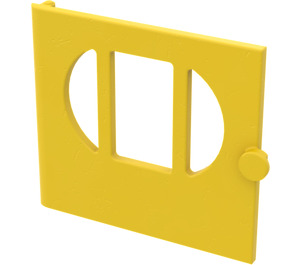 LEGO Yellow Door 1 x 6 x 5 Fabuland with 3 Windows
