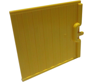 LEGO Yellow Door 6.5 x 5 Sliding with Vertical Lines Type 1 (4511)