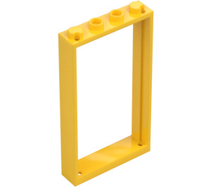 LEGO Amarillo Puerta Marco 1 x 4 x 6 (Un solo lado) (40289 / 60596)