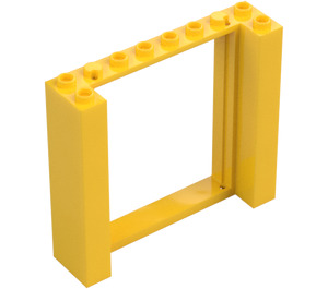 LEGO Geel Deur Kader 2 x 8 x 6 (80400)