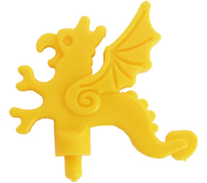 LEGO Gelb Drachen Ornament (6080)