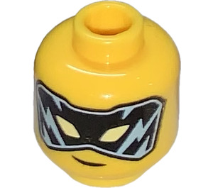 LEGO Yellow Dragons Rising Jay Head (Recessed Solid Stud) (3274 / 102853)