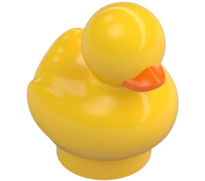 LEGO Jaune Canard avec Orange Le bec (49661)