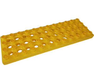 LEGO Yellow Duplo Base Plate 4 x 12 x 0.5 (6668)