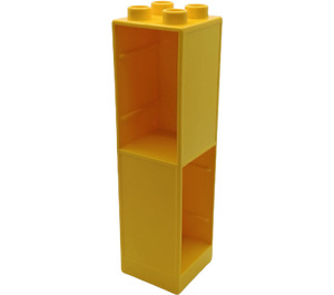 LEGO Yellow Duplo Column 2 x 2 x 6 (6462)