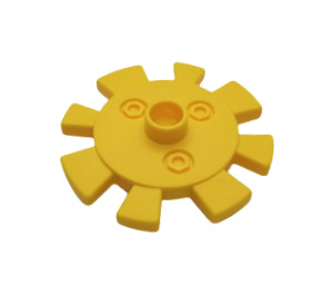 LEGO Yellow Duplo Flower for Gear Wheel (44534)