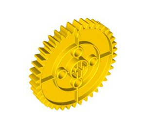 LEGO Yellow Duplo Technic Gear 6 x 6 (40 Teeth) (6530)