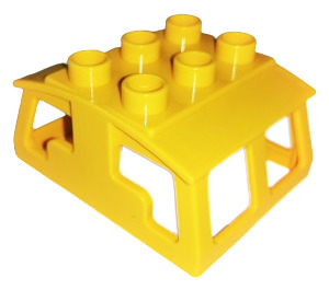 LEGO Yellow Duplo Train Cabin Roof (6408)