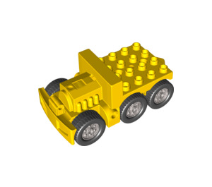 LEGO Yellow Duplo Truck Bottom 5 x 9 (47424)