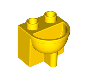 LEGO Yellow Duplo Wash Basin (4892 / 21990)