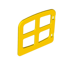 LEGO Yellow Duplo Window 2 x 4 x 3 (4809)