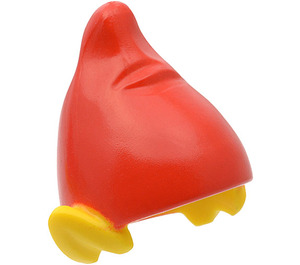 LEGO Yellow Ears with Red Elf Hat (39182)