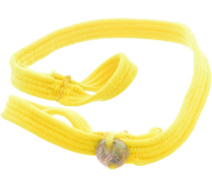 LEGO Yellow Elastic Dog Lead with Gem