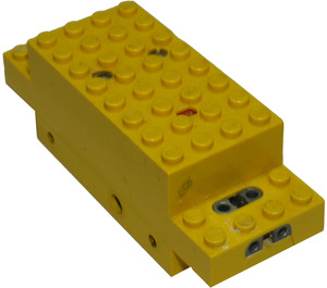 LEGO Gelb Electric, Motor 4.5V 12 x 4 x 3 1/3 mit open contacts