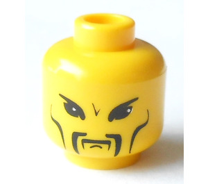 LEGO Giallo Emperor Chang Wu con Mantello Testa (Perno di sicurezza) (3626)