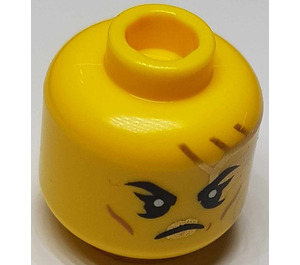 LEGO Yellow Empress Beatrix head (Recessed Solid Stud) (3274 / 102882)