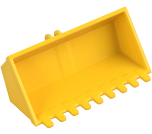 LEGO Yellow Excavator Bucket 4 x 8 with Click Hinge 2-Finger (47508)