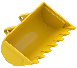 LEGO Yellow Excavator Bucket 8 x 10 (2951)