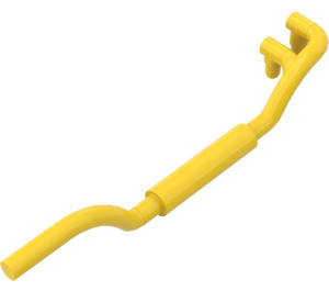 LEGO Yellow Exhaust Pipe Twin Inlet 11L Right (4467)