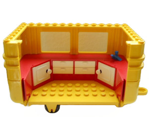 LEGO Yellow Fabuland Caravan Body