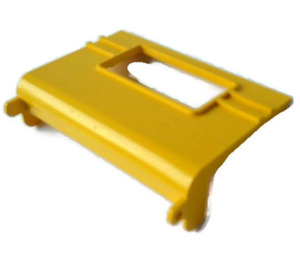 LEGO Yellow Fabuland Caravan Front Door with hinges
