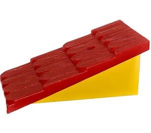LEGO Gelb Fabuland Roof Support mit rot Roof Steigung und Schornsteinloch