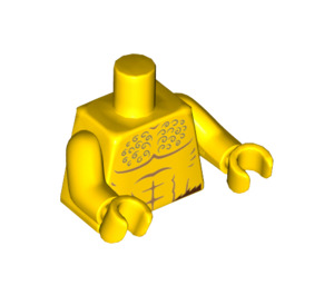 LEGO Yellow Faun Minifig Torso (973 / 88585)