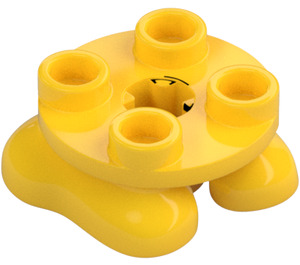 LEGO Yellow Feet 2 x 2 (66858)