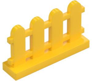 LEGO Gelb Zaun 1 x 4 x 2 Picket (33303)