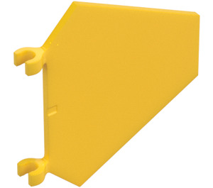 LEGO Gelb Flagge 5 x 6 Hexagonal mit dicken Clips (17979 / 53913)