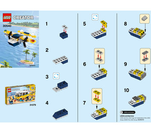 LEGO Yellow Flyer 30540 Instructies