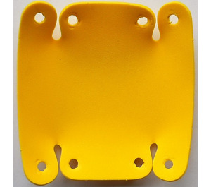 LEGO Yellow Foam Part Scala Dog Bed with 8 Holes