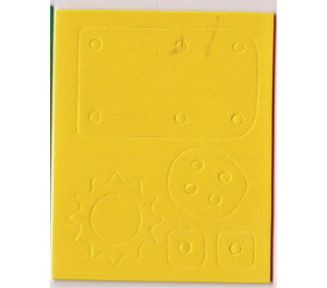 LEGO Yellow Foam Sheet for Set 3159
