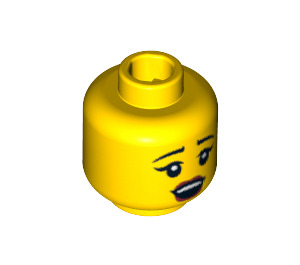 LEGO Gelb Fortune Teller Kopf (Sicherheitsbolzen) (3626 / 11498)