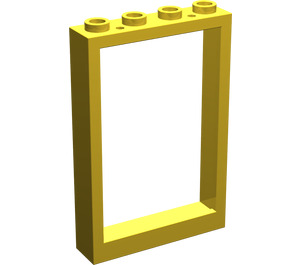 LEGO Yellow Frame 1 x 4 x 5 with Hollow Studs (2493)