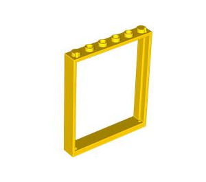 LEGO Gelb Rahmen 1 x 6 x 6 (42205)
