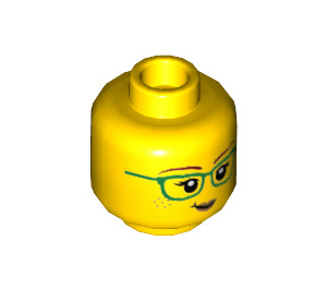 LEGO Yellow Freya McCloud Minifigure Head (Recessed Solid Stud) (3626 / 69049)