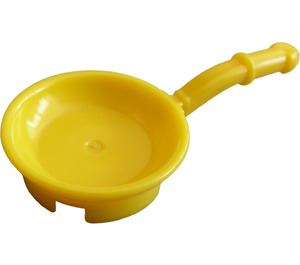 LEGO Yellow Frying Pan with Curved Handle