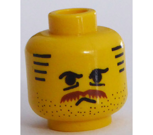 LEGO Yellow Gabarros Head (Recessed Solid Stud) (3626)