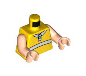 LEGO Yellow Gabby Gabby Minifig Torso (973 / 76382)